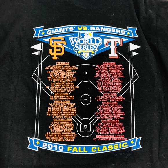 WORLD SERIES San Fransisco Giants Texas Ranger Tee - Picture 11 of 15